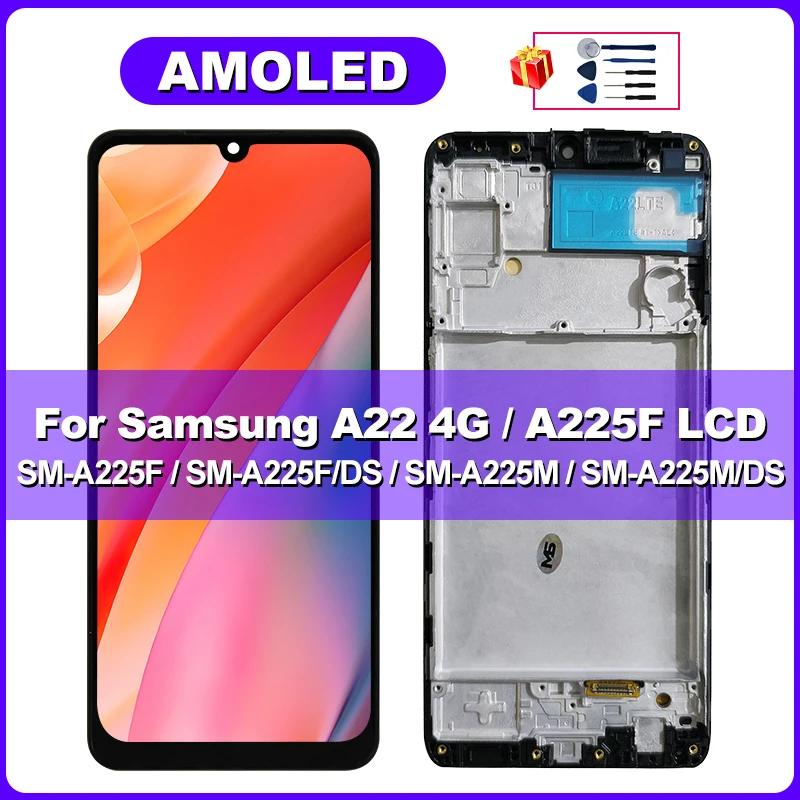 Ｚ  A22  AMOLED 4G LCD ġ ũ Ÿ,   , Ｚ A225F/DS A225M ÷̿, 6.4 ġ